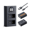 K&F Concept (2-Pack) NP-W126S NPW126 Battery and Dual Charger Kit for FUJIFILM XS10 XT30 XT20 XE4 X100V A5 Camera with Micro USB and Type C Port