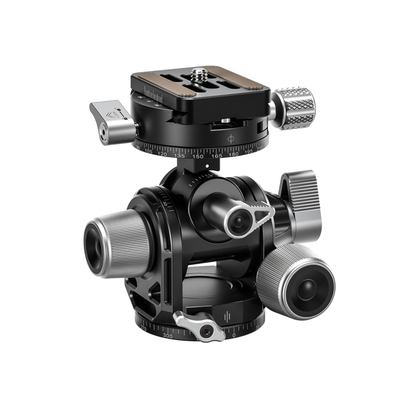Leofoto G3 50mm 3-Axis Geared Head with BPL-50N Plate
