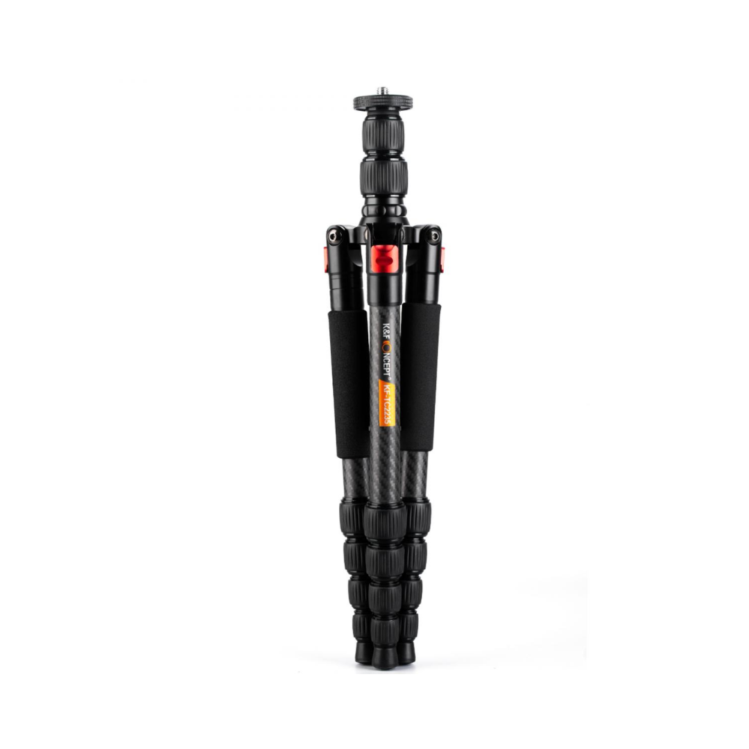 K&F Tripod Carbon Fiber KF-TC2235 (Red)