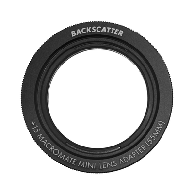 Backscatter 55mm Lens Adapter for +15 MACROMATE Mini and Sharp Wide Lens Pro