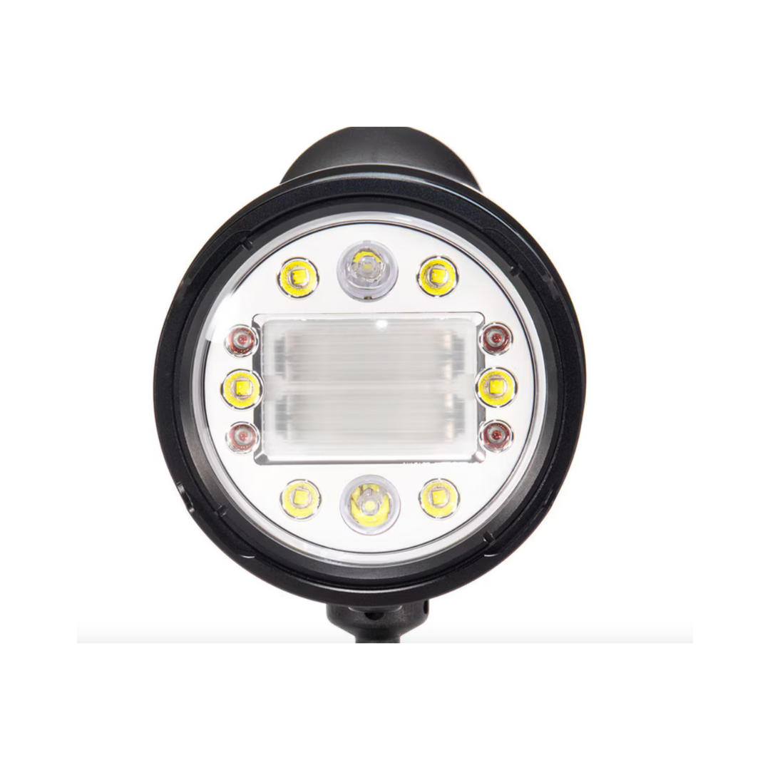 Backscatter Hybrid Flash Underwater Strobe & Video Light HF-1 (5000 Lumens,GN42)