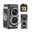 CHUZHAO 12MP TLR Digital Twin Lens Reflex Retro Style Camera
