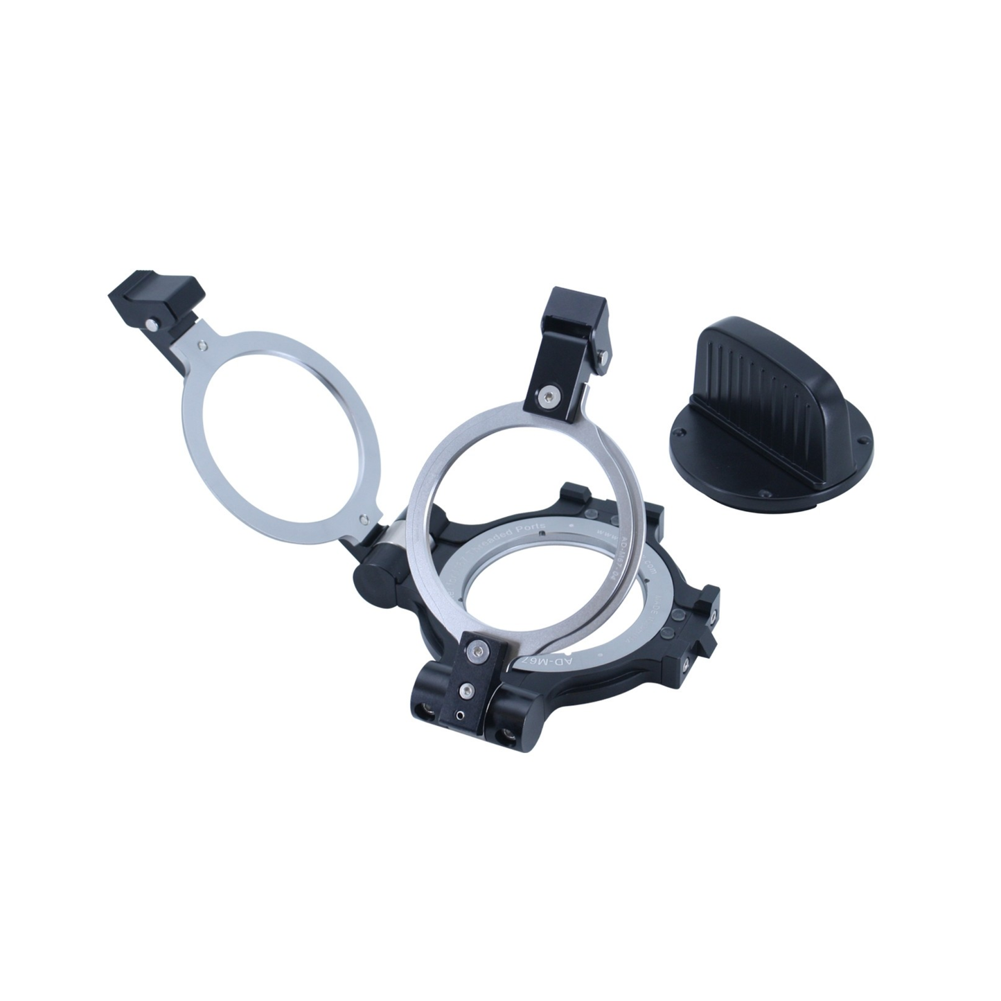AOI AD-M67-04 M67 Dual Flip Adapter for 67mm Threaded Ports