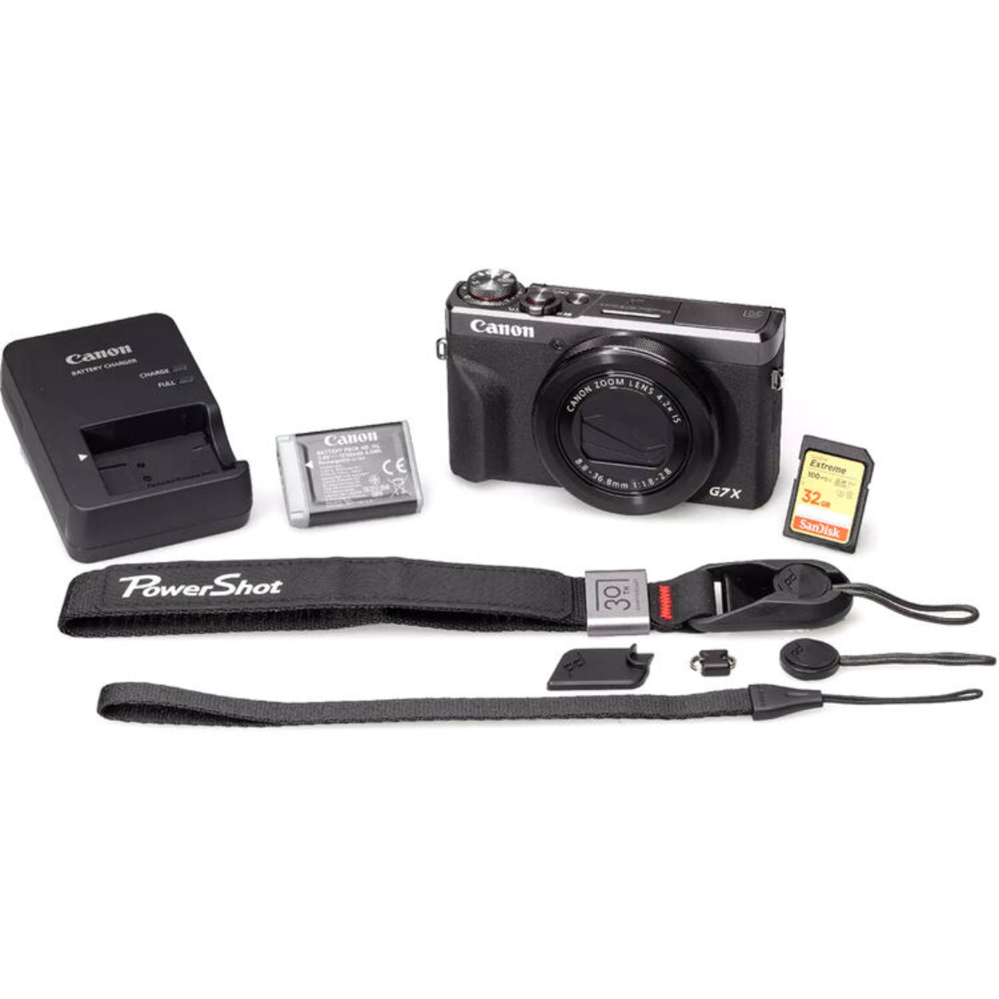 Canon PowerShot G7X Mark III Digital Camera Kit (30th Anniversary Graphite Limited Edition)