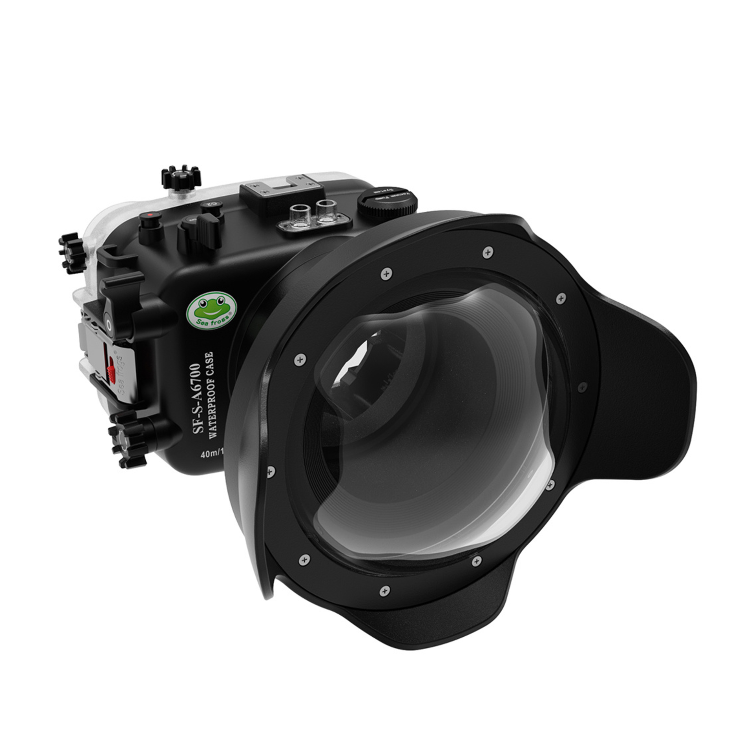 Sea Frogs Underwater Camera Housing For Sony A6700 with WA005-B Dome Port