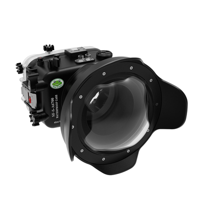 Sea Frogs Underwater Camera Housing For Sony A6700 with WA005-B Dome Port