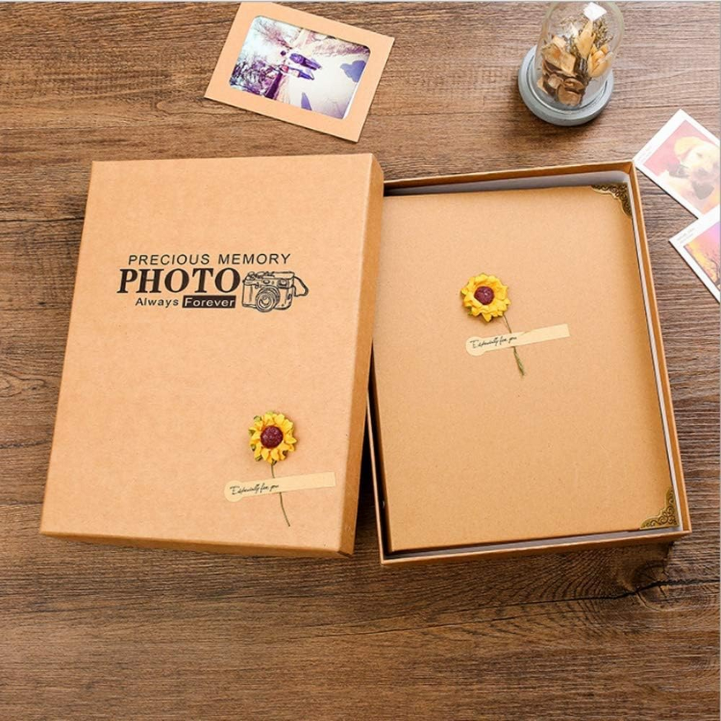 DIY Scrapbook Photo Album 8.5 x 11 Inch, Hardcover Kraft 80 Pages Black Scrapbook Paper with Scrapbooking Supplies for Anniversary, Travelling, Family, Graduation Gift