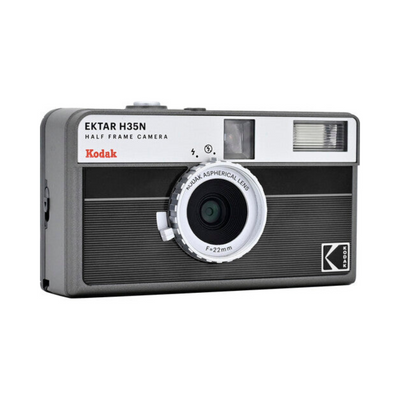 Kodak Ektar H35N Half-Frame Film Camera (Striped Black)