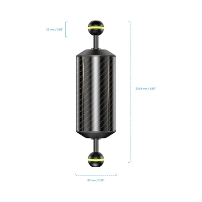 Seafrog Carbon Fiber Float Arm GA-6 D60 8" 300G