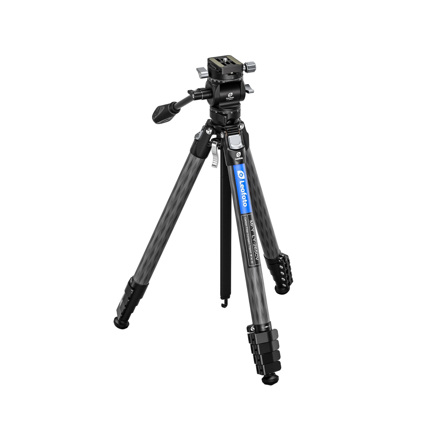 Leofoto LY-265CV Mr.Y Series Carbon Fibre Tripod with Inverted Ball Head + Video Head
