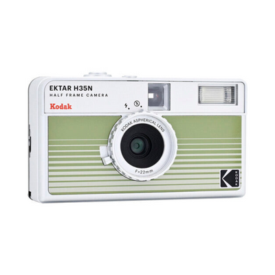 Kodak Ektar H35N Half-Frame Film Camera (Striped Green)