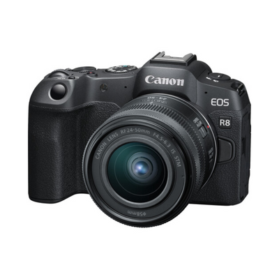 Canon EOS R8 Mirrorless Camera with RF 24-50mm f/4.5-6.3 IS STM Lens