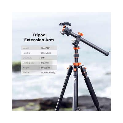 K&F Rotatable Multi-Angle Center Column Tripod