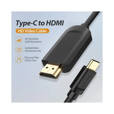 Vention Type-C to HDMI Cable Black