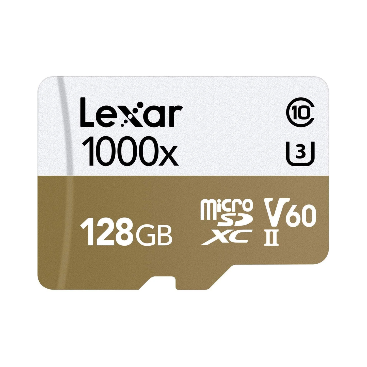 Lexar Professional 1000x 128GB microSDXC UHS II Card  V60 with SD UHS-II adapter
