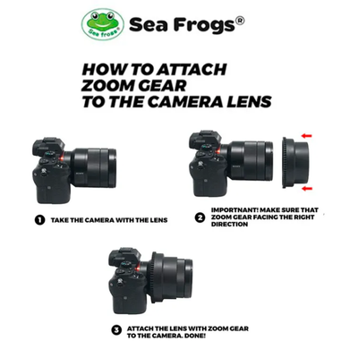 Sea Frogs Zoom Gear for Sony E16-50 f3.5-5.6 PZ OSS Lens