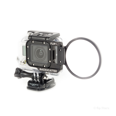 Backscatter FLIP FILTERS 55mm Threaded Adapter for GoPro HERO 3, 3+, 4, 5, 6, 7, 8, 9, 10, 11, 12, 13