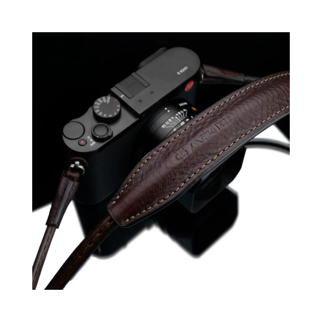 Gariz Leather Neck Strap (Brown)