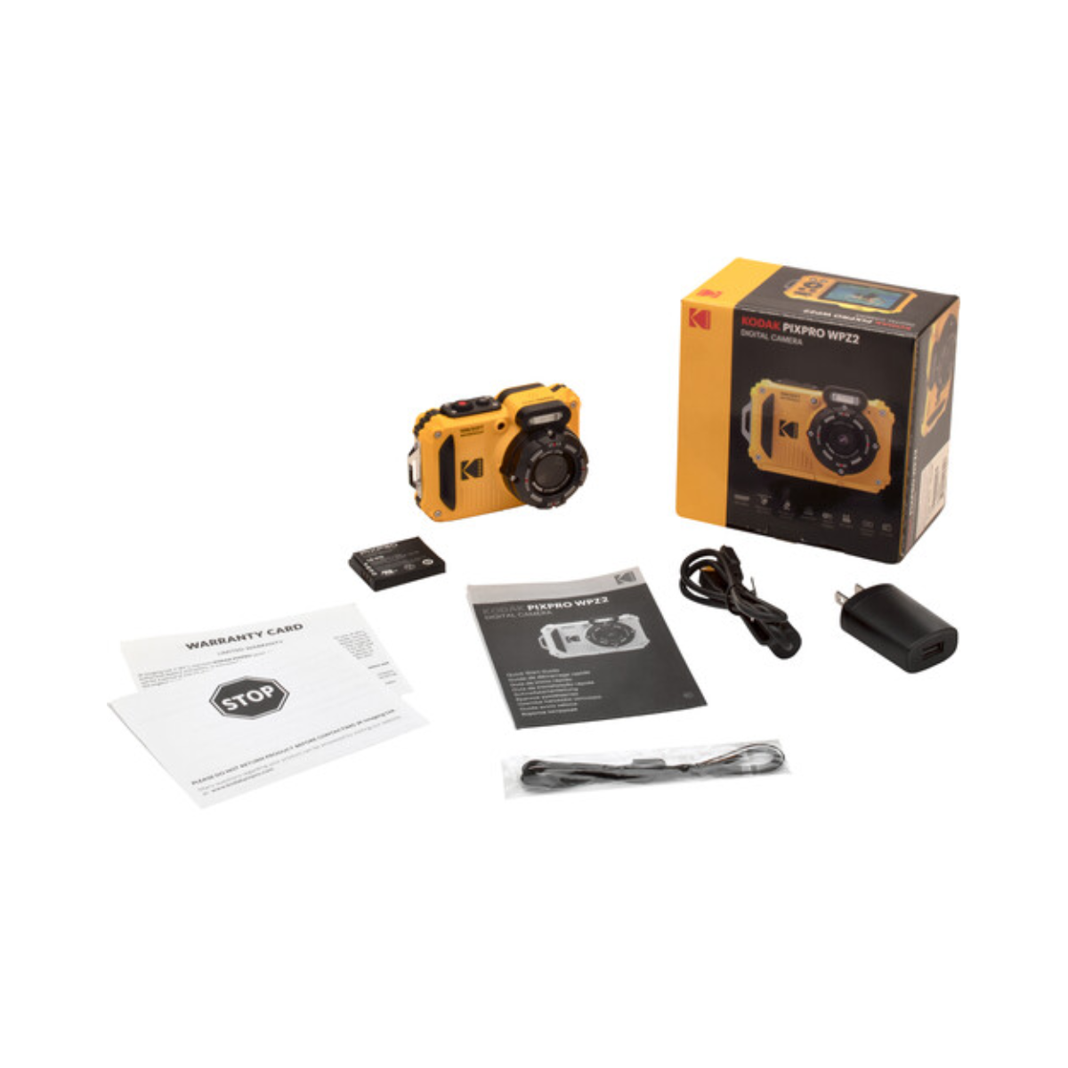 Kodak Pixpro WPZ2 Digital Camera (Yellow)