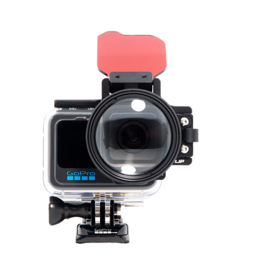 FLIP13 Pro Package with DIVE & DEEP Filters & +15 MacroMate Mini Lens for GoPro HERO 5, 6, 7, 8, 9, 10, 11, 12, 13