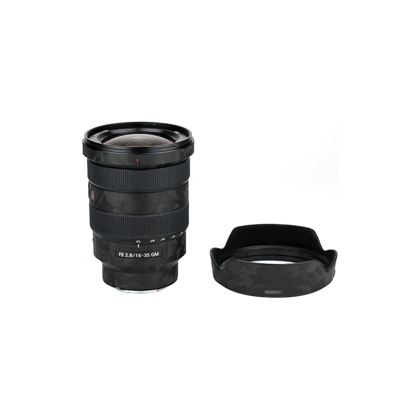 Anti-Scratch Skin for Sony FE 16-35 f/2.8 GM (Shadow Black)