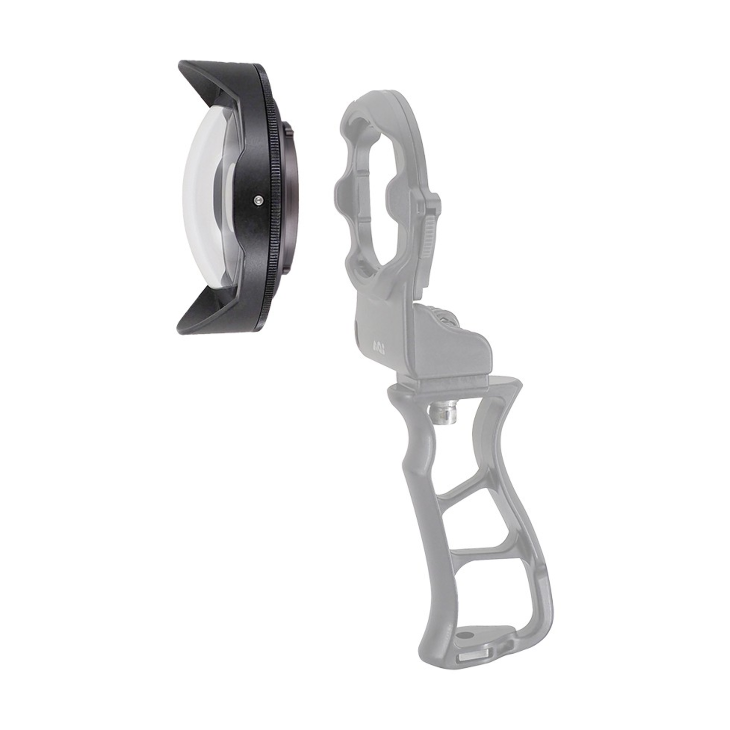 AOI UWL-03II-BLK Underwater 0.73X Wide Angle Conversion Lens Mark II for Action Camera & Phone - Black