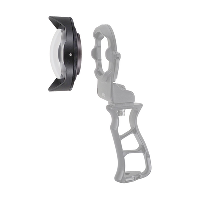 AOI UWL-03II-BLK Underwater 0.73X Wide Angle Conversion Lens Mark II for Action Camera & Phone - Black