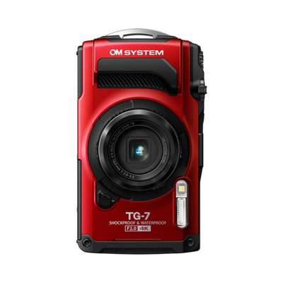 Olympus Tough TG-7 Digital Camera Bundle (Red)