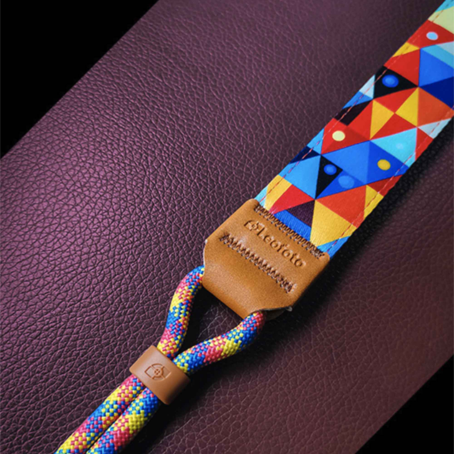 Leofoto L-CS-205 Camera Strap – Rainbow Pearl