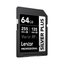 Lexar 64GB Professional Silver Plus UHS-I SDXC Memory Card (255 MB/s)