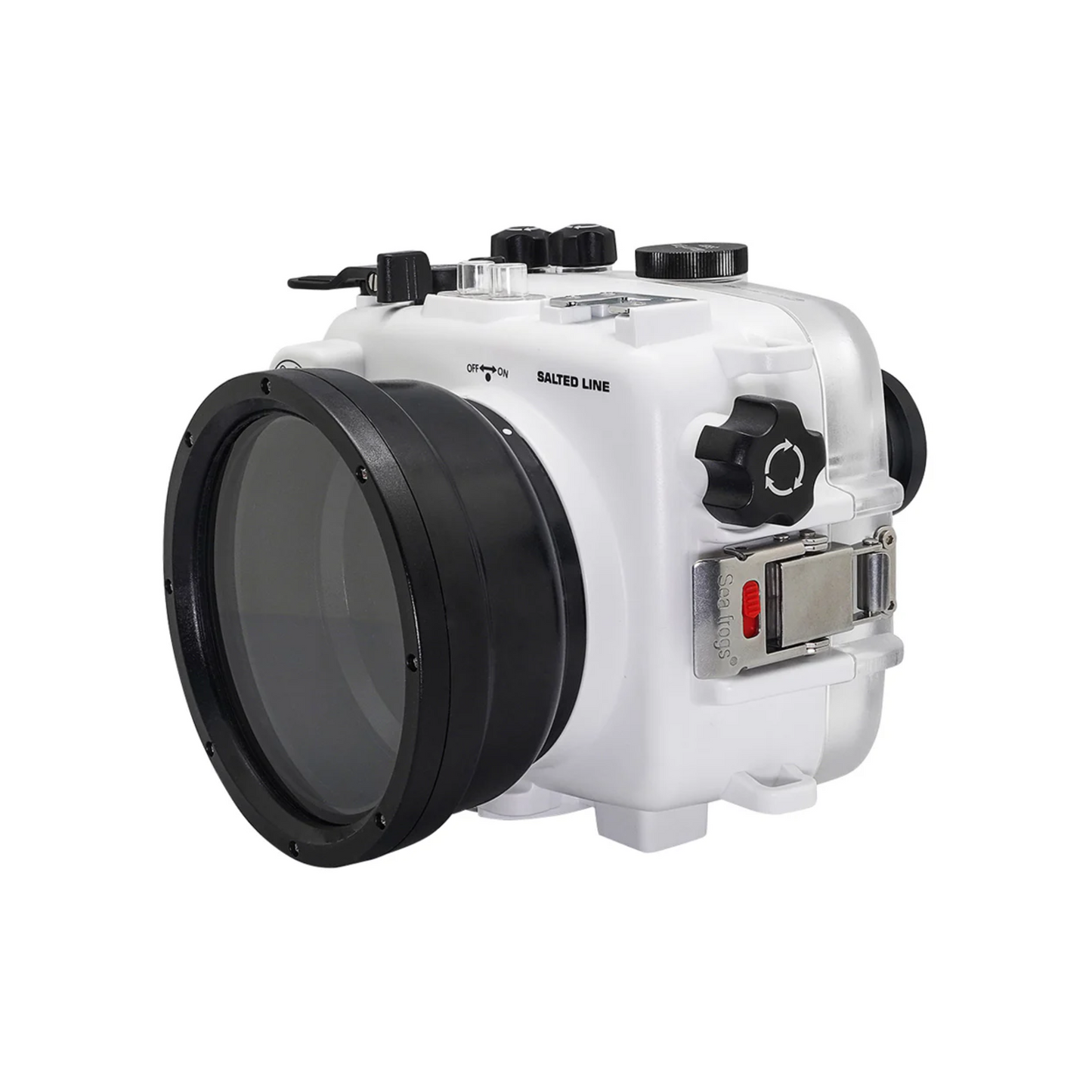 SeaFrog Underwater Housing for Sony A6xxx series Salted Line with 6" Dry dome port White