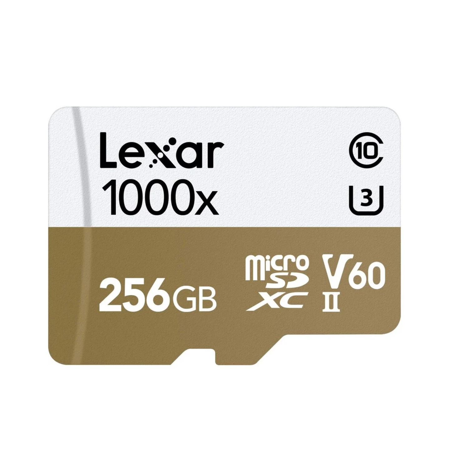 Lexar 256GB 1000X MicroSDHC UHS-II, Upto 150MB/s Read 90MB/s Write C10 V60 U3