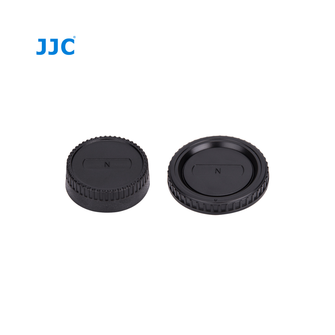 JJC Body & Rear Lens Cap Set for Nikon Mount