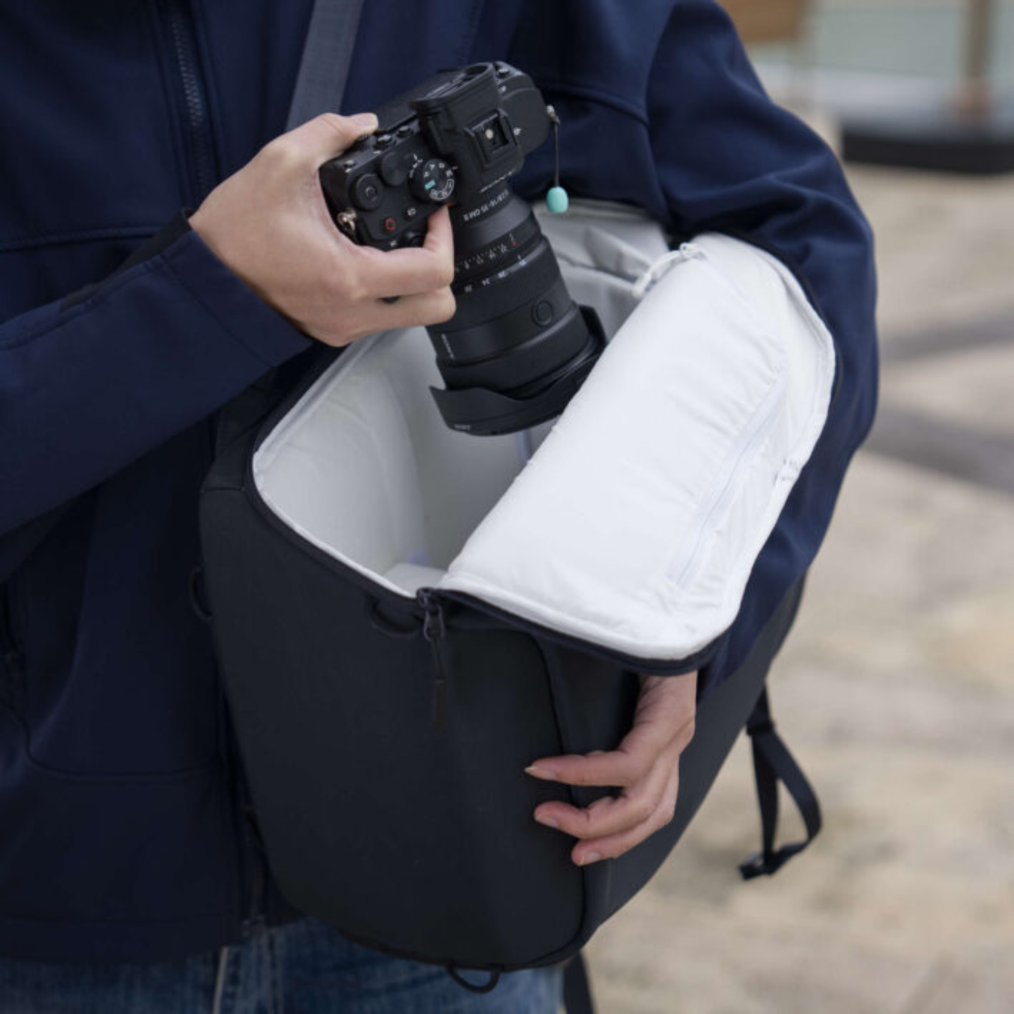 Leofoto Daily Lite 17L Camera Backpack – Midnight Blue