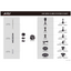 AOI QRS-12-MB-BM Quick Release System to 12 Mount Base to Ball Mount