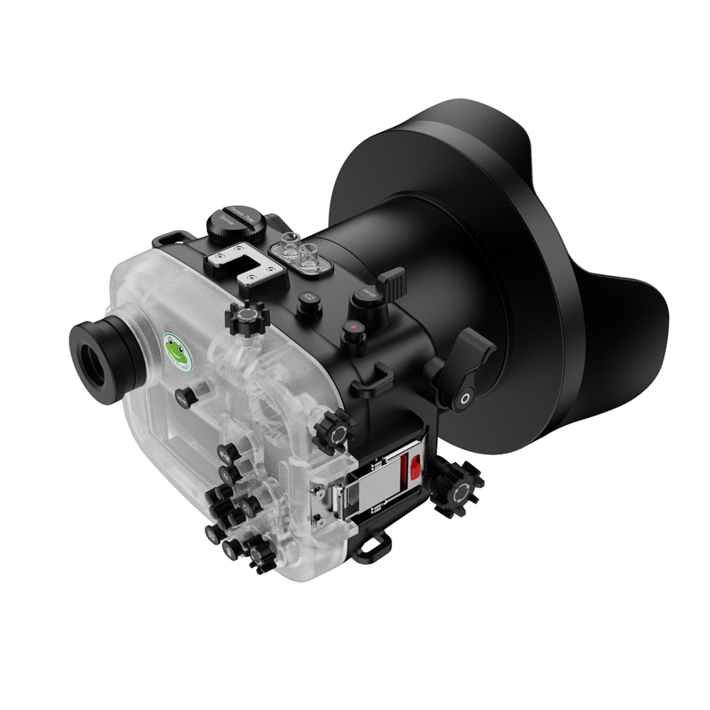 Sea Frogs Underwater Camera Housing For Sony A6700 with WA005-B Dome Port