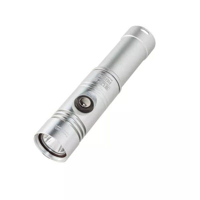 SUPE RD75E 1200 Lumens Dive Torch Light (Silver)