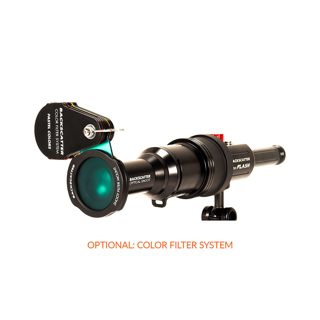 Backscatter Optical Snoot for Flash Strobe