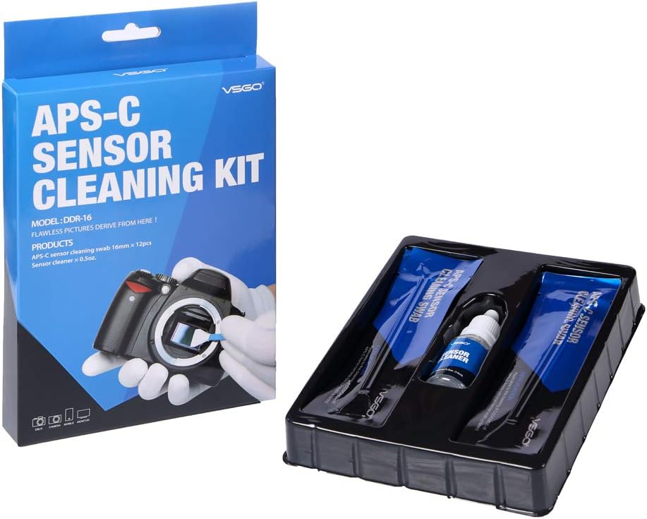 VSGO Kit de limpieza de cámara todo en uno para cámaras con sensor APS VSGO Kit de limpieza de cámara todo en uno para cámaras con sensor APS
