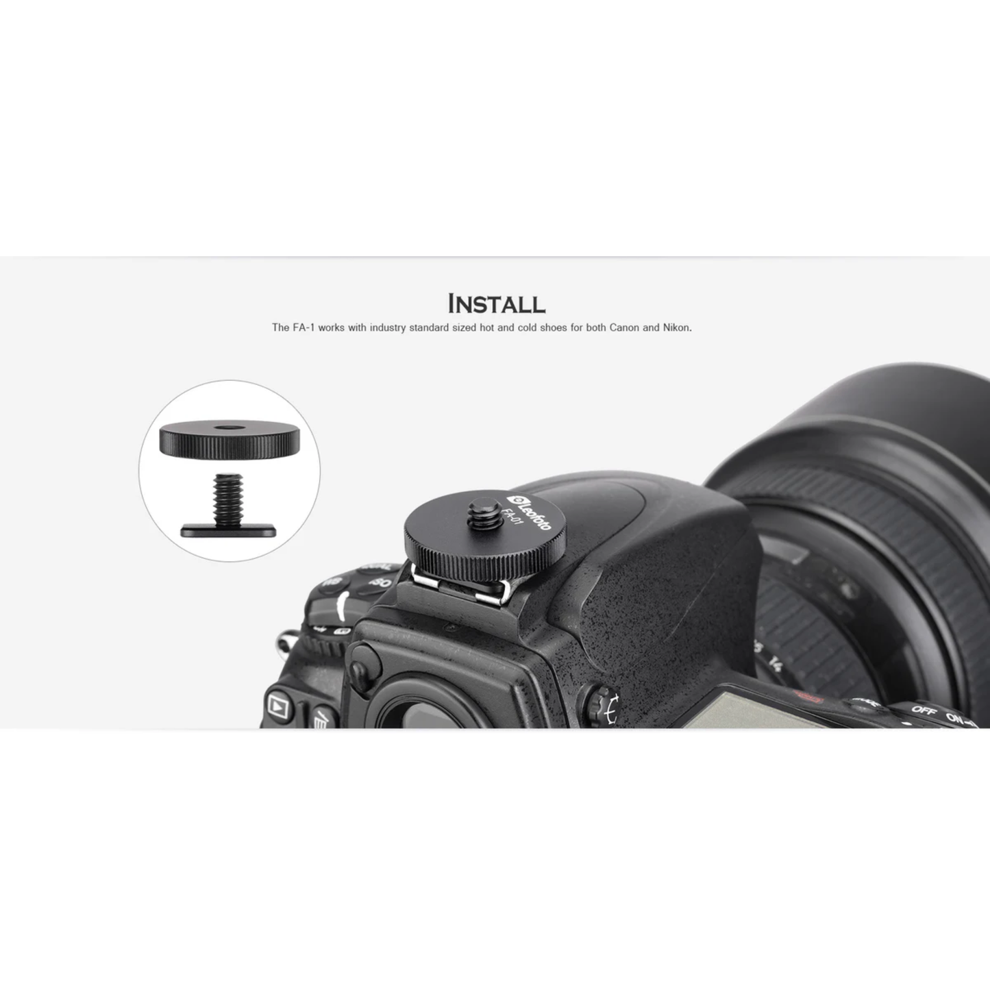 Leofoto Multipurpose Clamp Kit FA-01+ MBC-18 + PC-90II Mini Ballhead with Phone Clamp and Hot Shoe for Camera