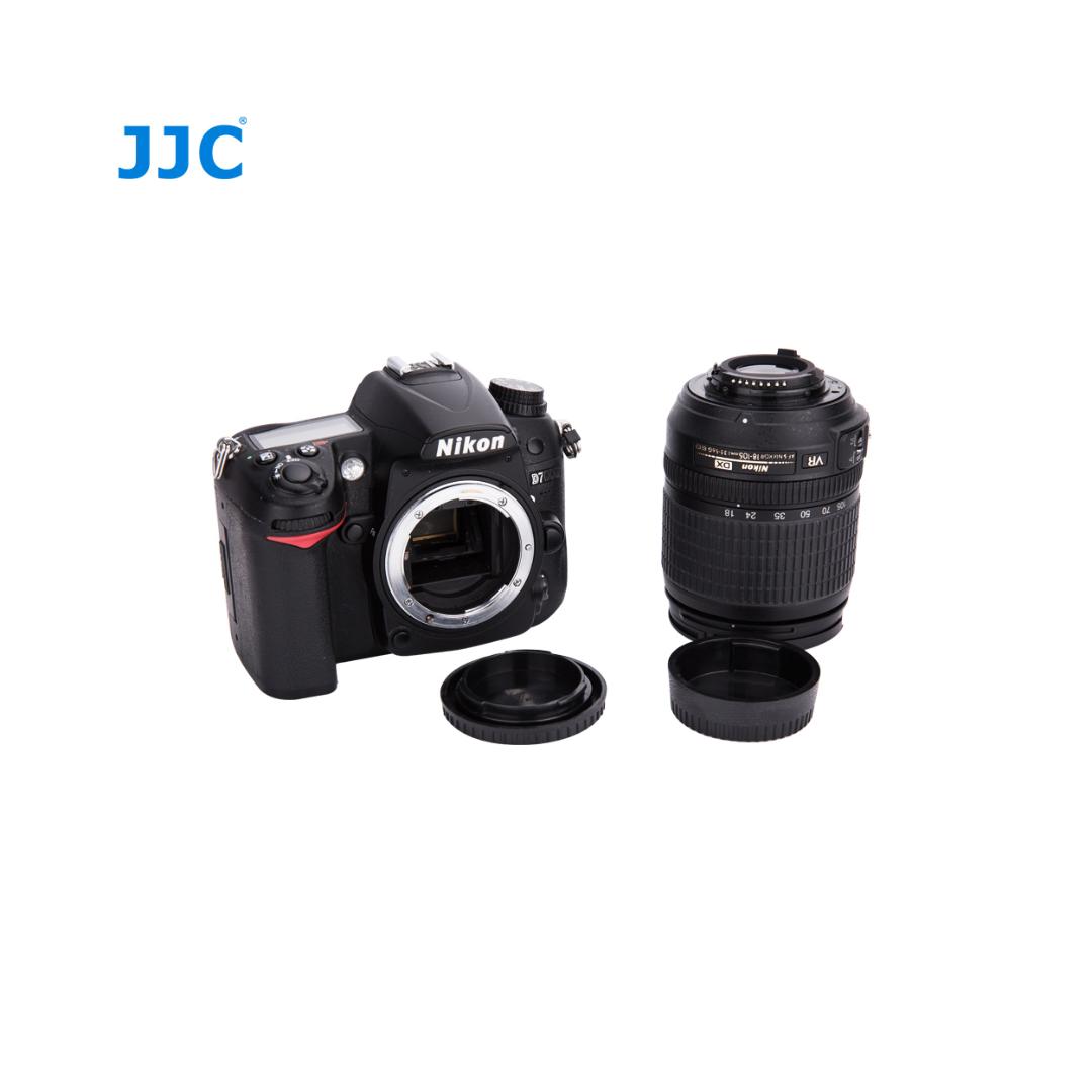 JJC Body & Rear Lens Cap Set for Nikon Mount