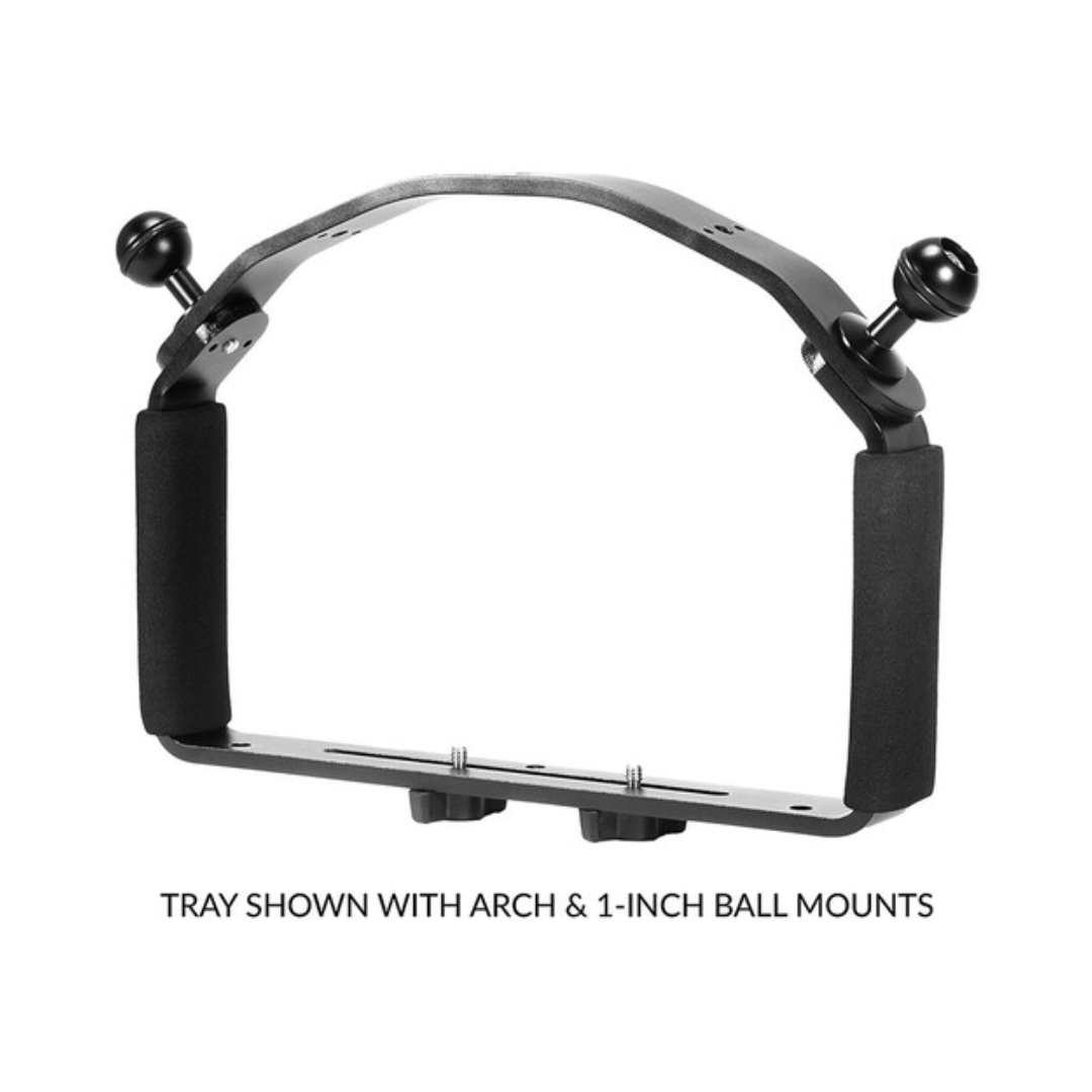 Backscatter Double Handle Tray for Gopro, Compact & Mirrorless Housing