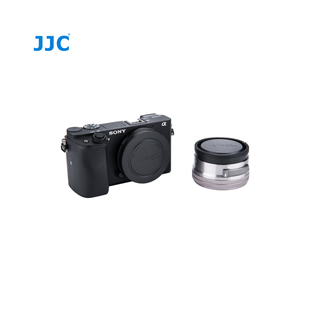 JJC Body & Rear Lens Cap Set for Sony E Mount