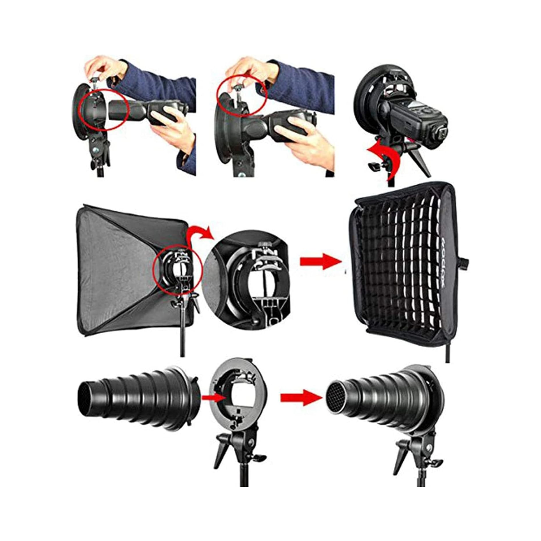 Godox Softbox 80x80cm with S Bracket Bowen Mount