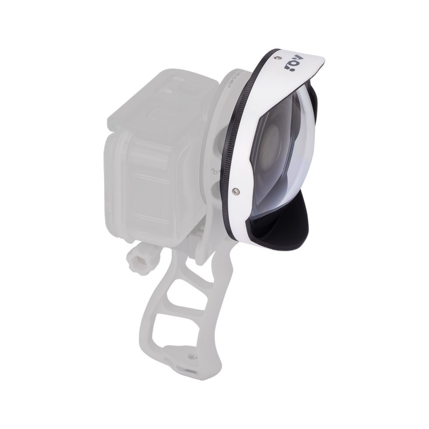 AOI UWL-03II-WHT Underwater 0.73X Wide Angle Conversion Lens Mark II for Action Camera & Phone - White