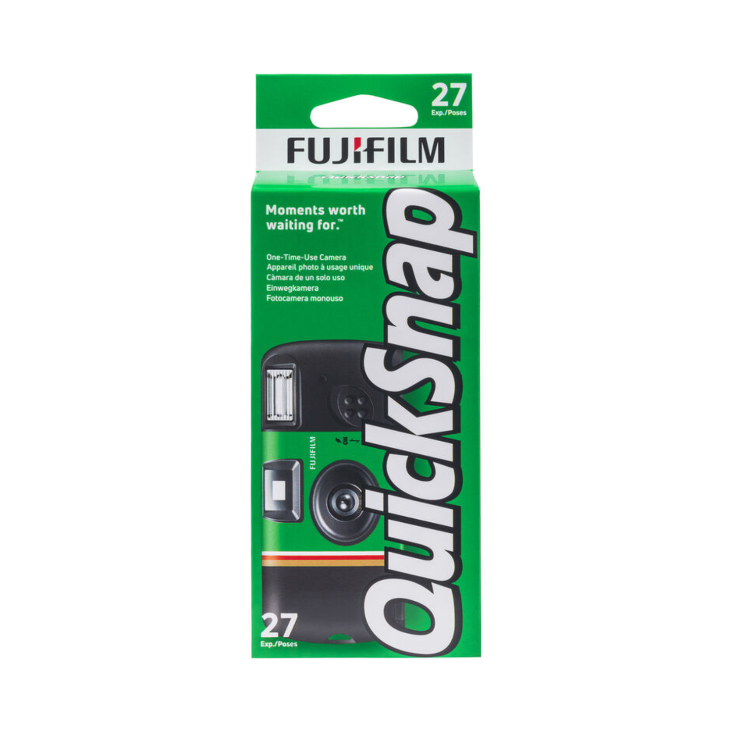 FUJIFILM QuickSnap Flash 400 One-Time-Use Disposable Camera (27 Exposures)