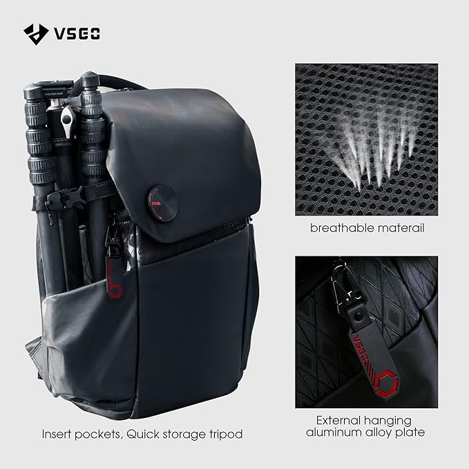 VSGO Eye-Snipe Camera Backpack Black 20L