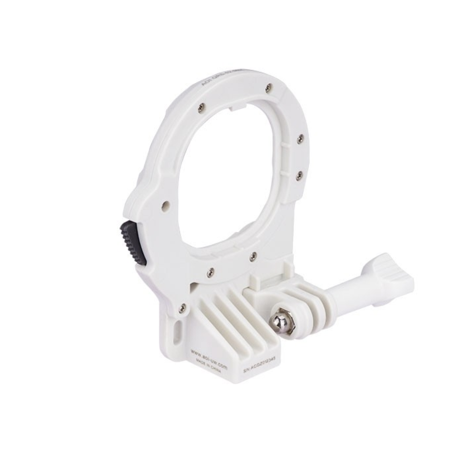 AOI Quick Release System 02 Mount Base for DJI OSMO Action 6 Waterproof Case White