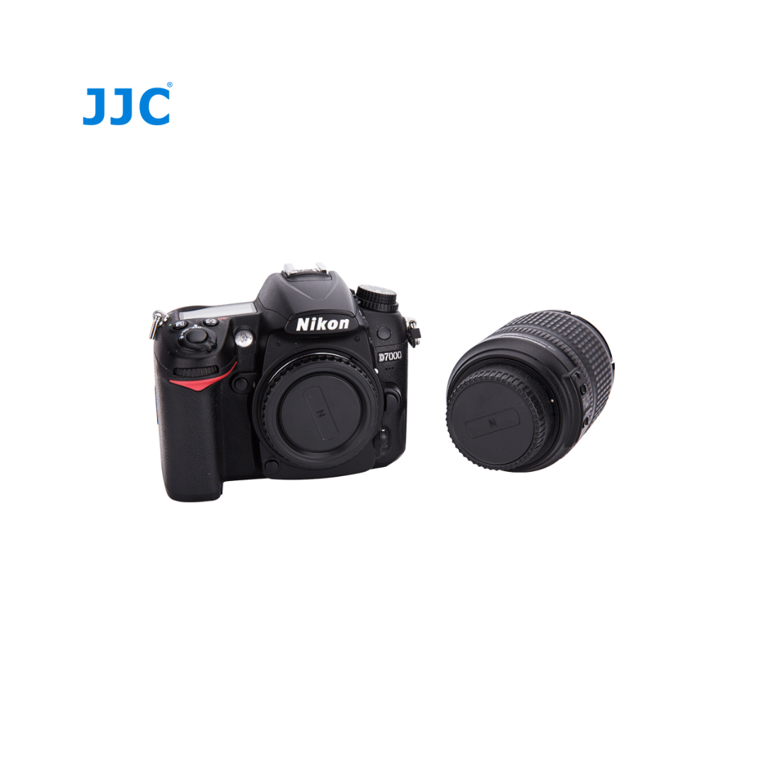 JJC Body & Rear Lens Cap Set for Nikon Mount