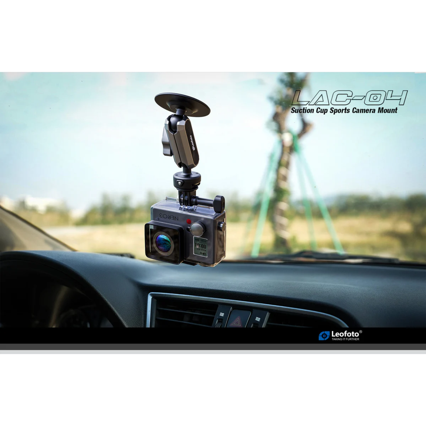 Leofoto LAC-04 Suction Cup Sports Camera Mount